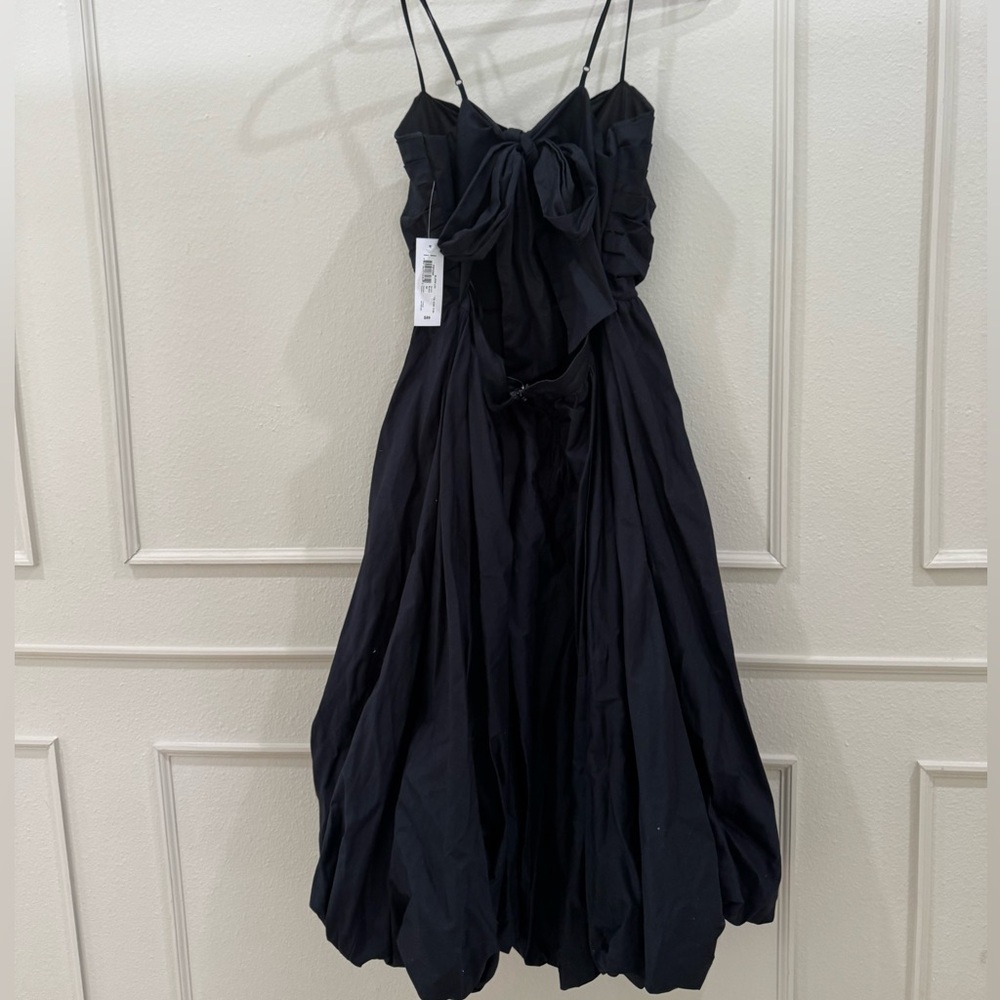 Premier NWT Women’s 14 Plus Black spaghetti strap ruched bodice bubble Dress - Picture 2 of 4